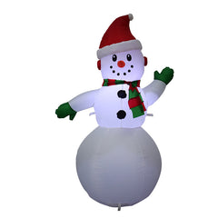 Weihnachten Aufblasbarer Schneemann Glühende Hofdekoration Aufblasbare Dekoration Weihnachtsparty Schneeflockenformen Weihnachtsdeko