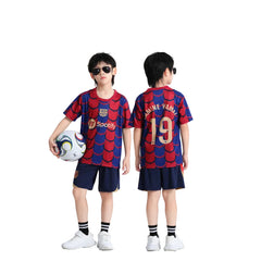 Kinder WM Trikot 2026 neue Saison FC Barcelona Fußballtrikot-Set für Kindergarten- und Grundschüler, Trainingsanzug mit Nummer 7/10, Großhandel&nbsp;