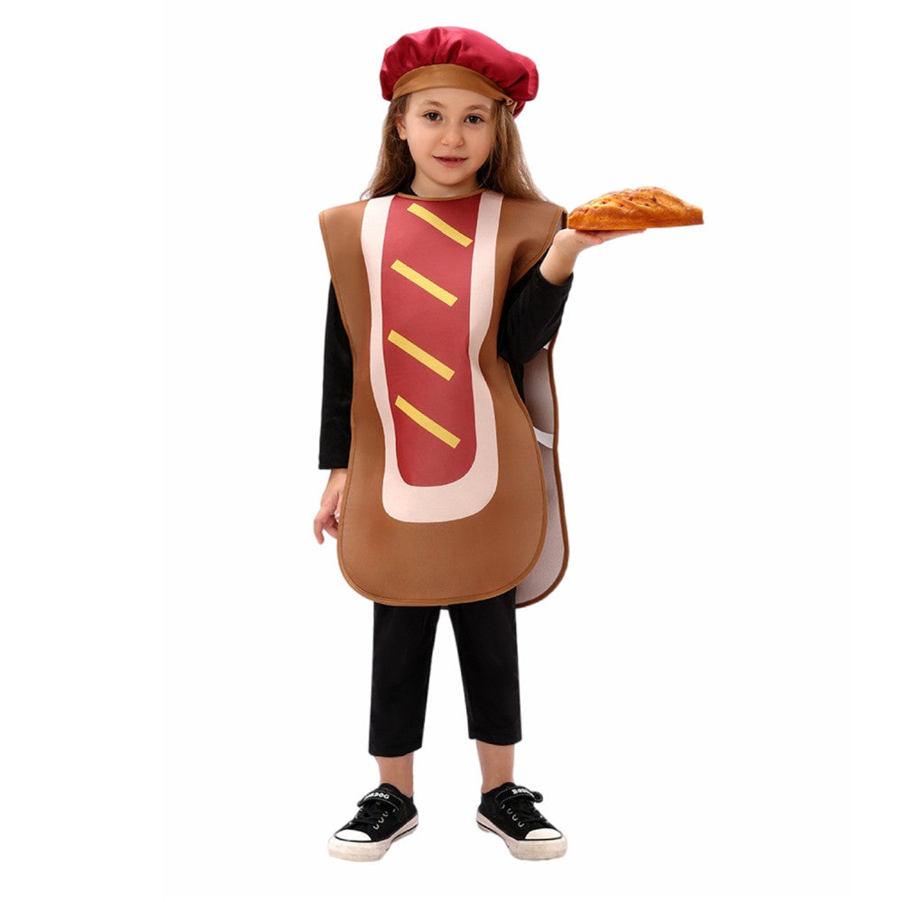 Kinder Pizza Bühne Auftritt Kleidung Cosplay Kostüm Outfits Halloween Karneval Anzug