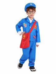 Kinder Halloween Blauer Postbote Rollenspiel Kindergarten Performance Kostüm Holiday Party cosplay Kostüm&nbsp;