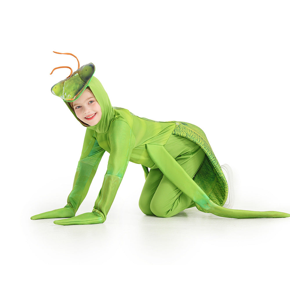 Kinder Halloween Tier zeigen mantis cosplay Kostüm Halloween Karneval Party Anzug