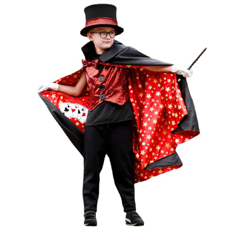 Kinderbühnenkostüme Zauberer Bühnenkostüme, Berufskostüme Cosplay Kostüm Kindergartenpartys&nbsp;