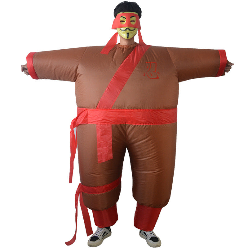 Aufblasbare Fettkostüm Clown Pirat Anzug Halloween Cosplay Kostüm