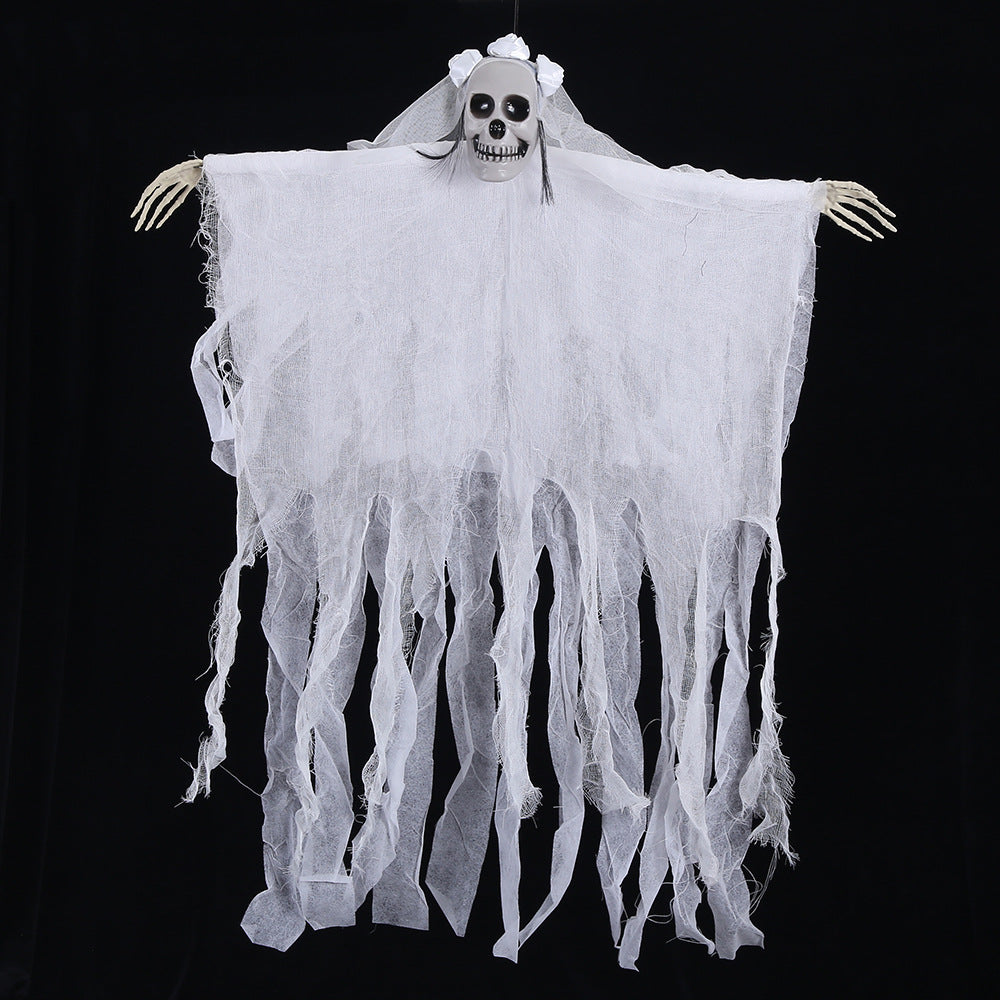 Hoax Halloween Zombiebraut Anhänger Horror Figure Dekoration für Halloween Karneval Sprachbedienung