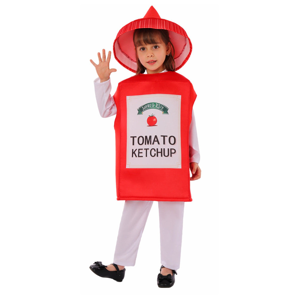 Kinder Pizza Bühne Auftritt Kleidung Cosplay Kostüm Outfits Halloween Karneval Anzug