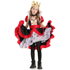 Kinder Poker Königinnenkleid König Halloween Karneval Märchenkostüme