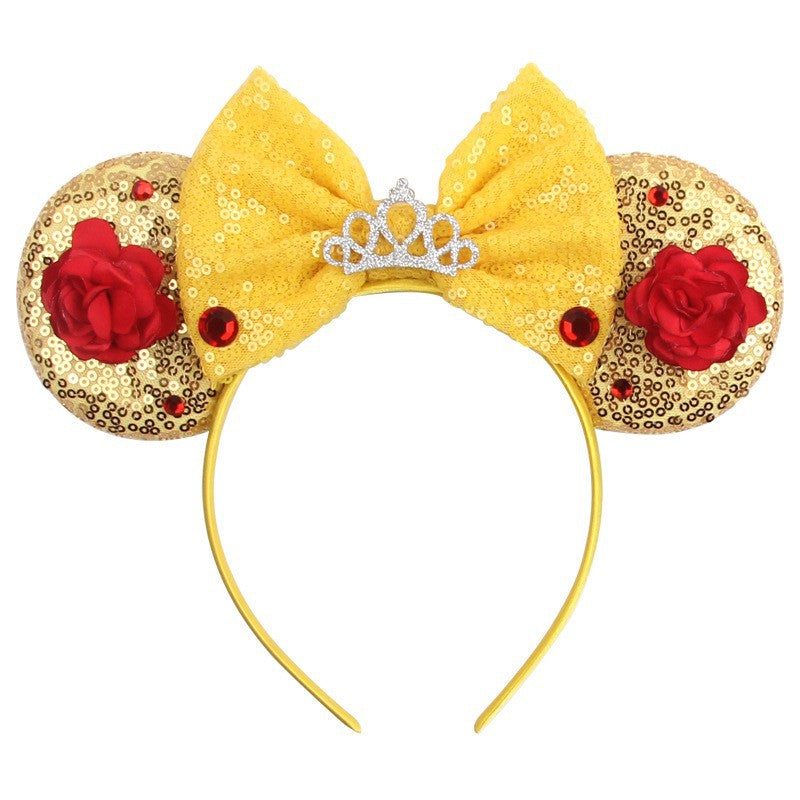 Kinder Mädchen Prinzessinnen-Accessoires Masken Stirnbänder Halsketten Halloween und Karneval