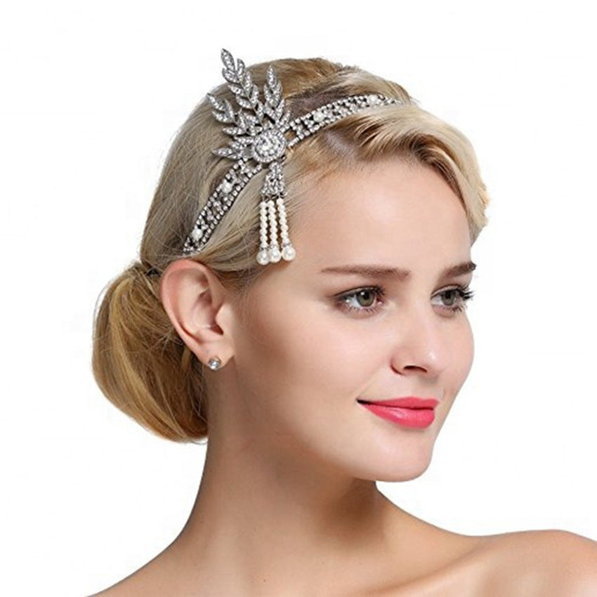 1920er Charleston Kleid Kopfschmuck Damen Flapper 1920er Jahre Retro Requisite