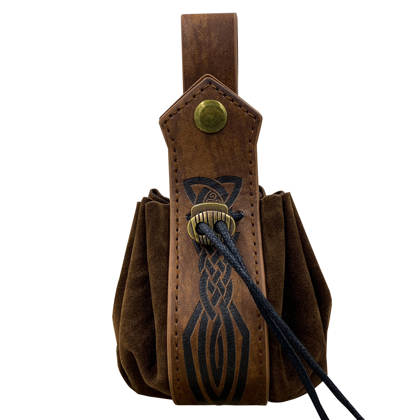 mittelalterliche Tasche für Gürtel Wikinger Stil Münzsack Halloween Karneval Kostüm Zubehör