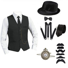 1920er Jahre Weste Kostüm für Herren Party Outfits