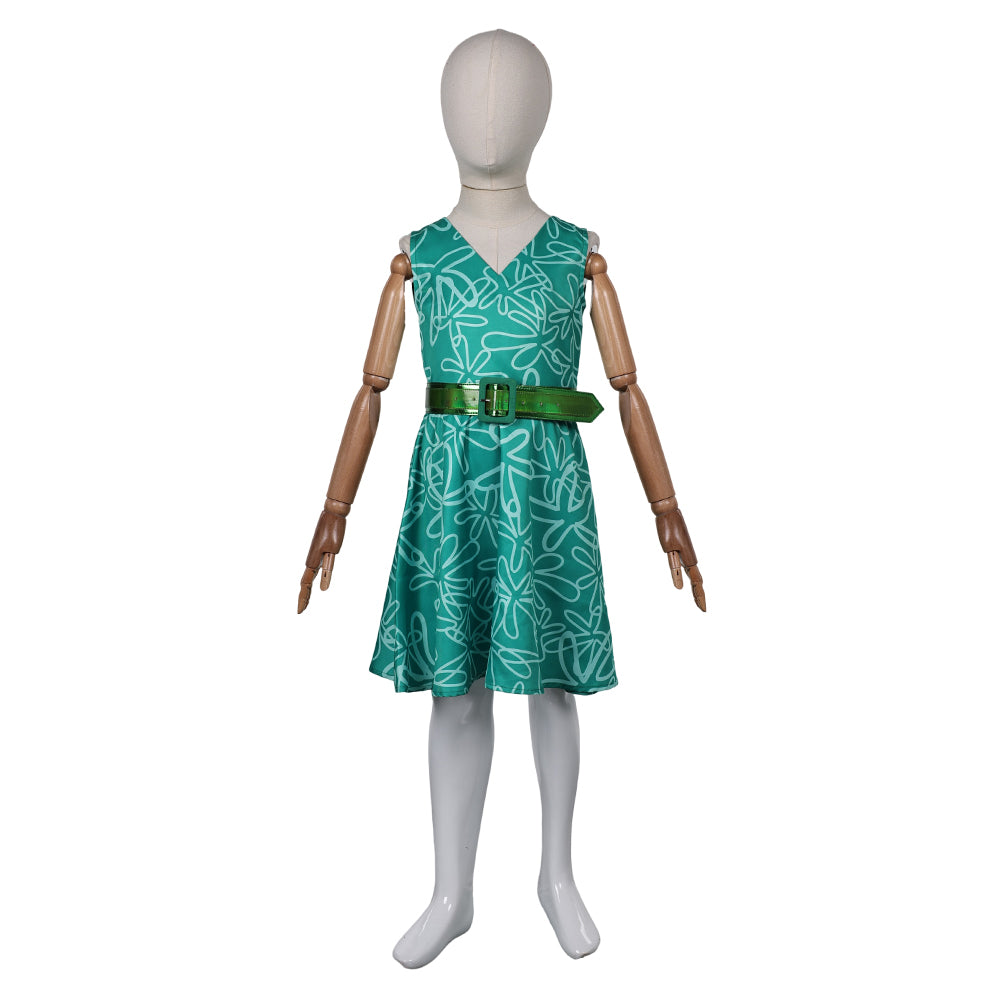Alles steht Kopf 2 Kinder Mädchen Kleid Ekel Cosplay Kostüm Outfits Halloween Karneval Anzug Sommer Ärmelloses Kleid