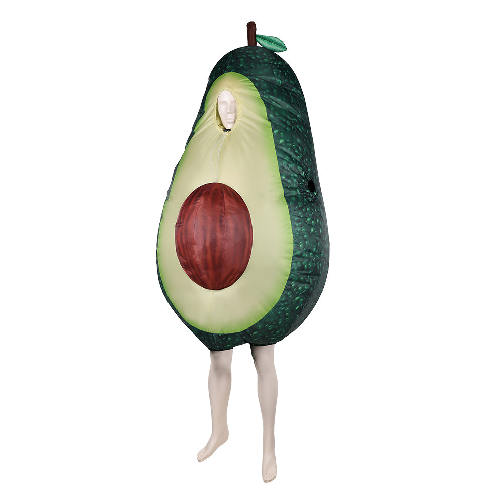 Aufblasbares Avocado-Kostüm – Obst, Essen, Cosplay-Kleidung, Halloween, Karneval, Party-Kostüm