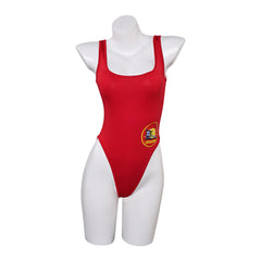 Baywatch Damen Badeanzug C.J. Parker Cosplay-Kostüm für Halloween, Karneval und Partys