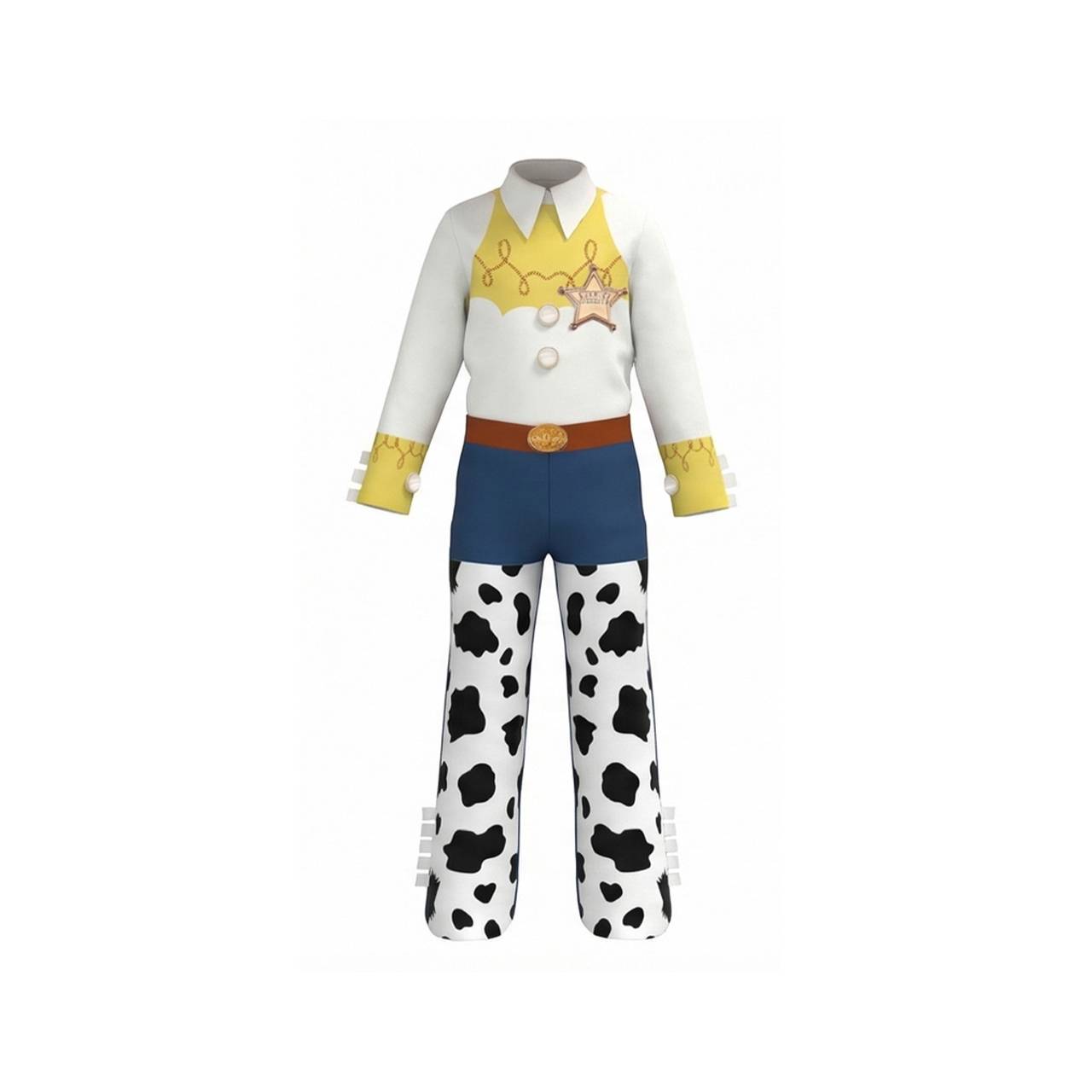 Toy S Kinder Mädchen Jessie Woody Cosplay-Kostüm für Halloween, Karneval und Partys