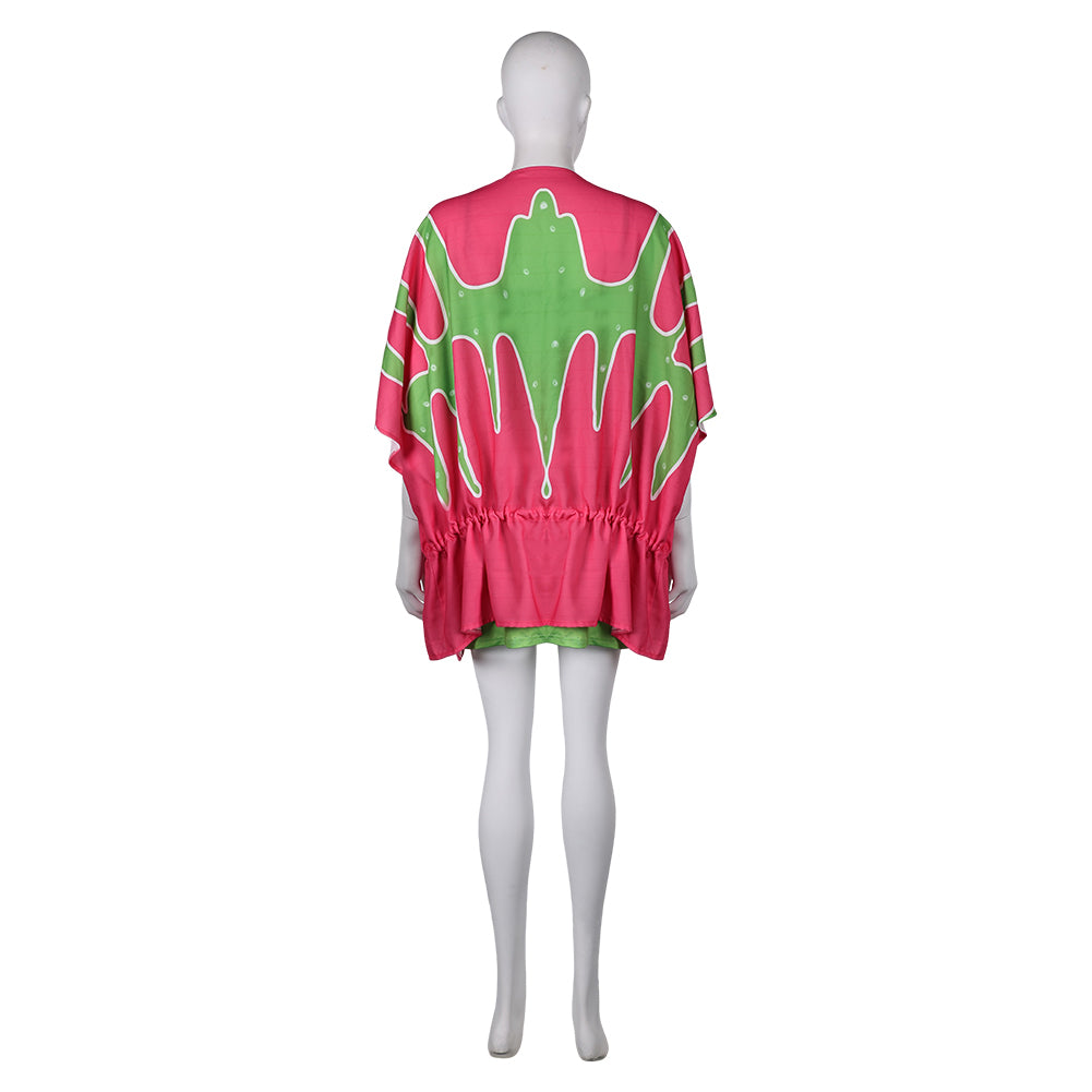 Damen ABBA Cosplay Kostüm Outfits Halloween Karneval Anzug Agnetha Faltskong Retro Style