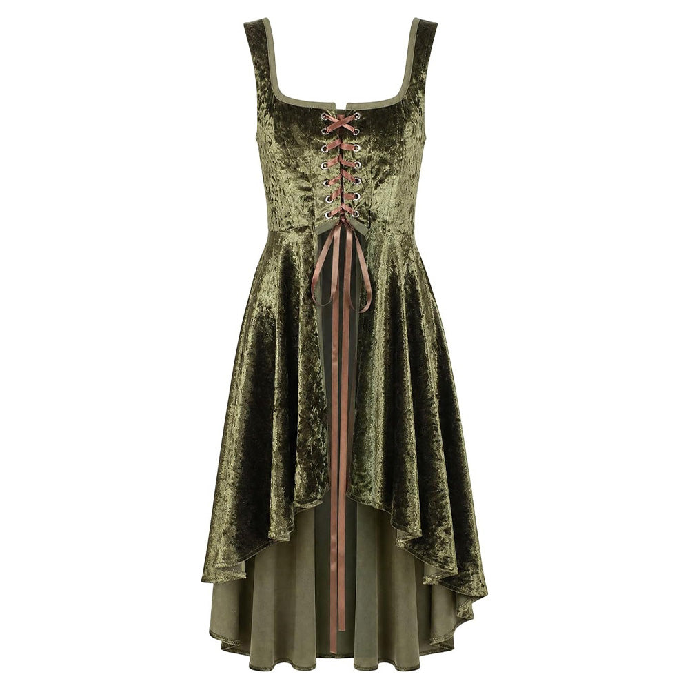Damen Cosplay-Kostüm Halloween Karneval Party-Outfit Piratenkleid Mittelalter Kleid