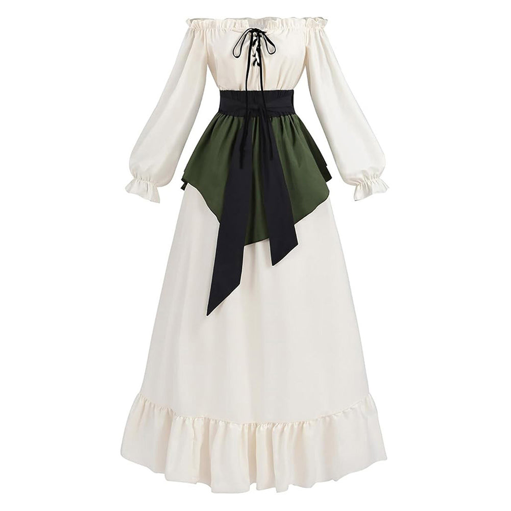 Damen Renaissance Victoria Cosplay Kostüm Outfits Halloween Karneval Anzug