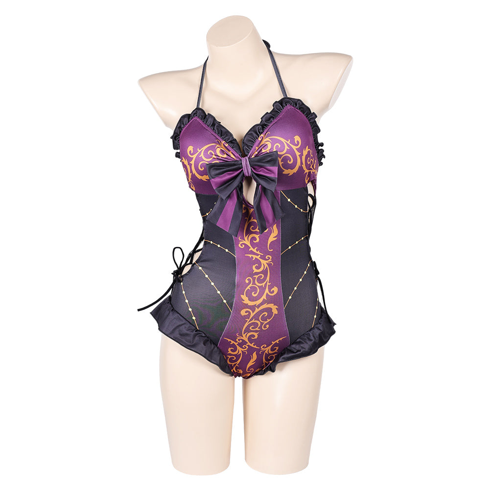 Damen sexy Baldur\'s Gate Badeanzug Astarion Cosplay Kostüm Outfits Halloween Karneval Anzug
