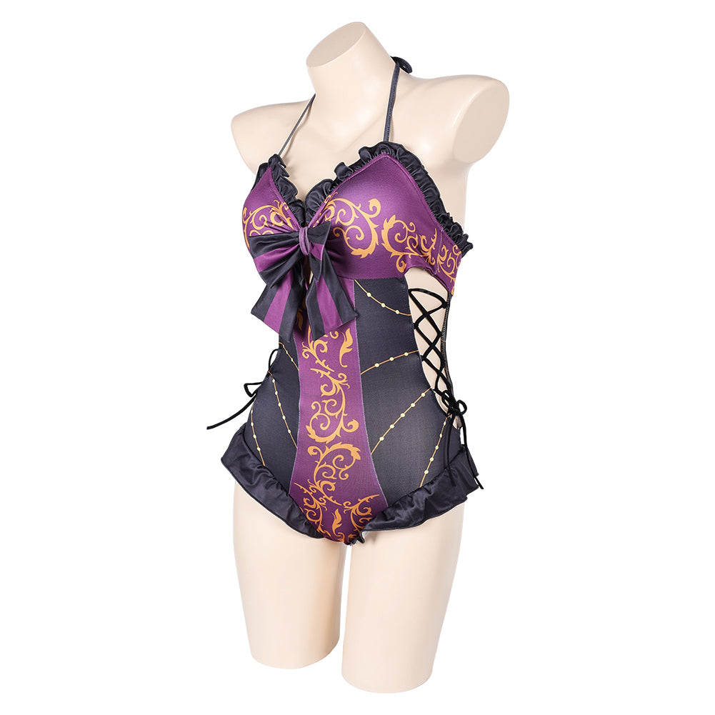 Damen sexy Baldur\'s Gate Badeanzug Astarion Cosplay Kostüm Outfits Halloween Karneval Anzug
