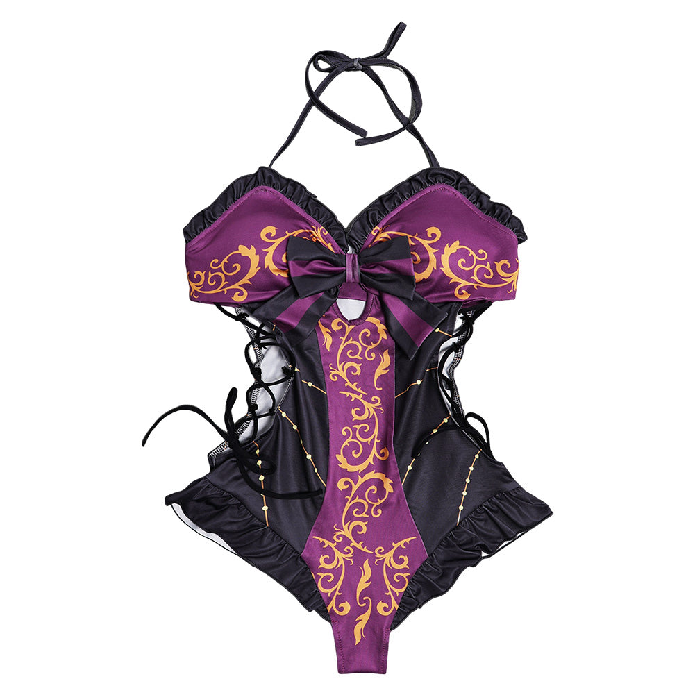 Damen sexy Baldur\'s Gate Badeanzug Astarion Cosplay Kostüm Outfits Halloween Karneval Anzug