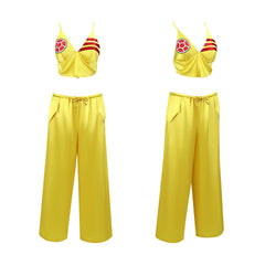 Damen Shakira Cheerleader-Kostüm Cosplay-Kostüm für Halloween und Karnevalspartys
