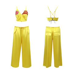 Damen Shakira Cheerleader-Kostüm Cosplay-Kostüm für Halloween und Karnevalspartys