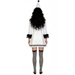 Damen Terrifier Clown Cosplay-Kostüm für Halloween, Karneval und Partys