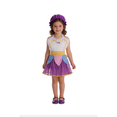 Die Schöne und das Biest Kinder Mädchen Kleid Cosplay-Kostüm für Halloween, Karneval oder Partys: Mrs. Potts