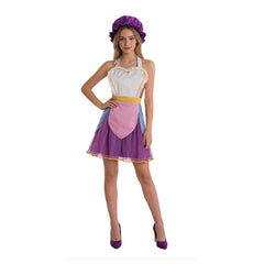 Die Schöne und das Biest Kinder Mädchen Kleid Cosplay-Kostüm für Halloween, Karneval oder Partys: Mrs. Potts