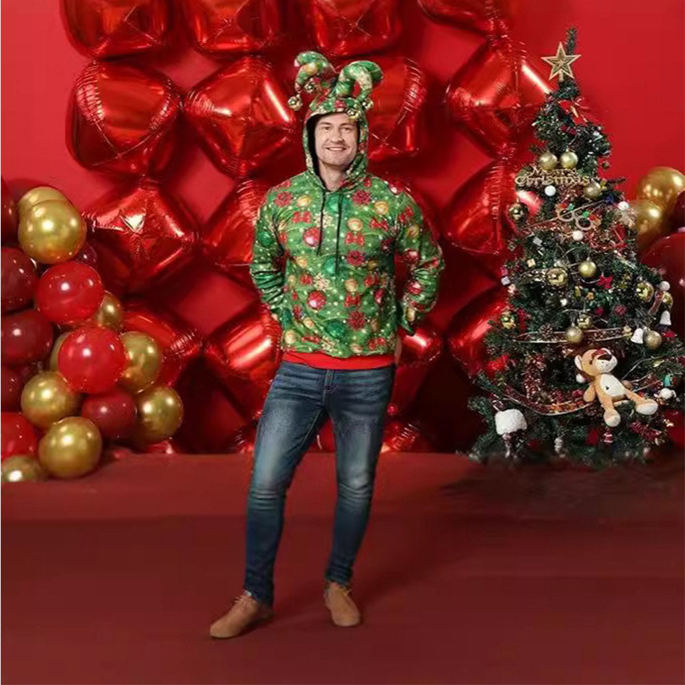 Erwachsene Hoodie Cosplay Kostüm Outfits Halloween Karneval Anzug Weihnachten