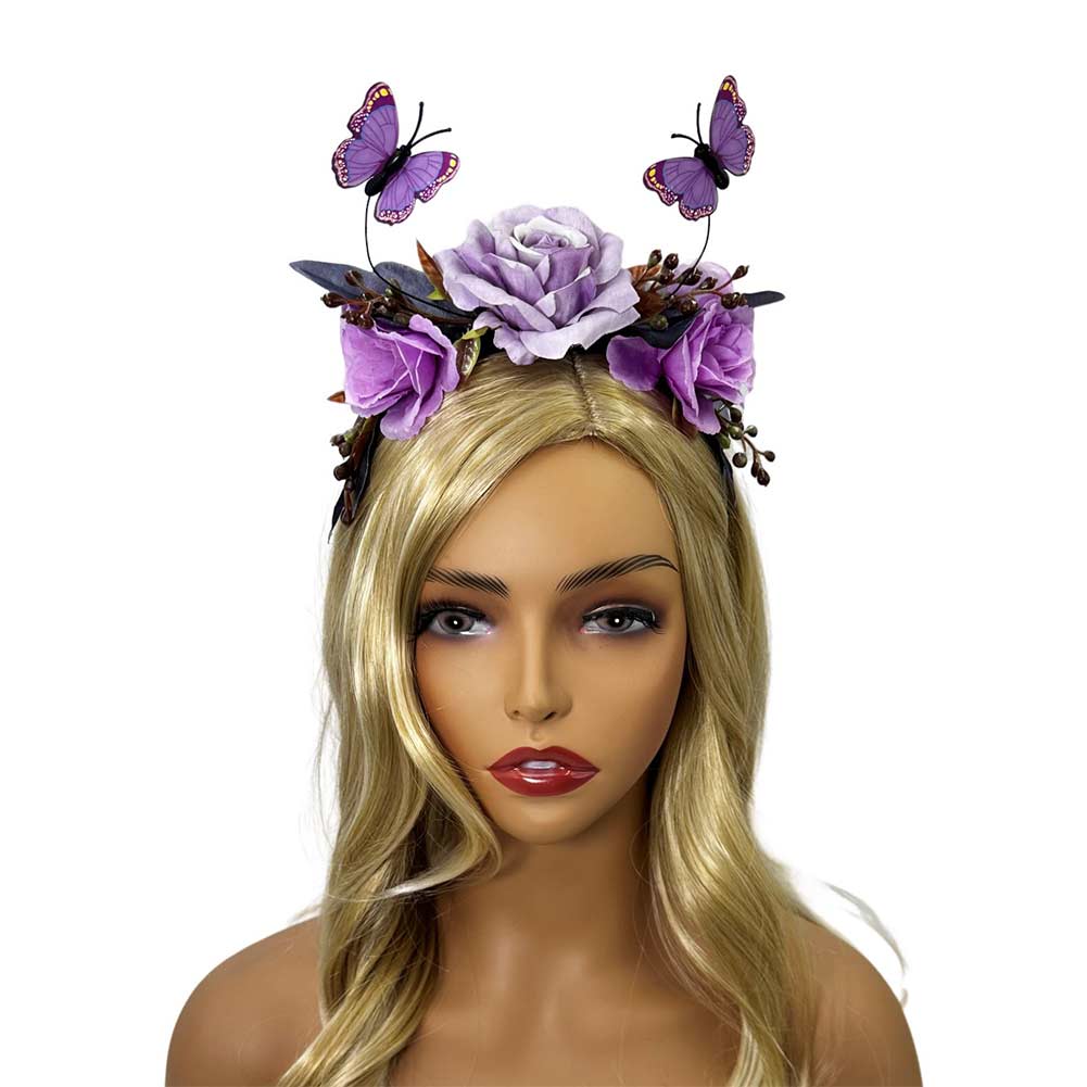 Halloween Schmetterling Simulation Blume Hair Hoop Geist Festival Dead Day Party Kopfbedeckung Halloween Karneval Kostüm Zubehör