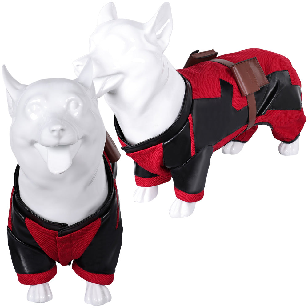 Haustier Cosplay Kostüm Outfits Halloween Karneval Anzug Deadpool Hund
