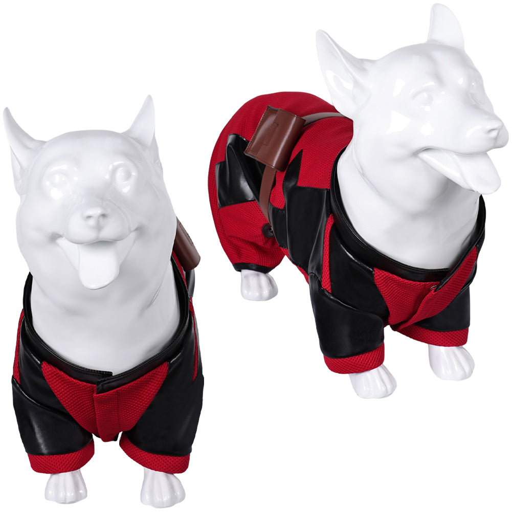 Haustier Cosplay Kostüm Outfits Halloween Karneval Anzug Deadpool Hund