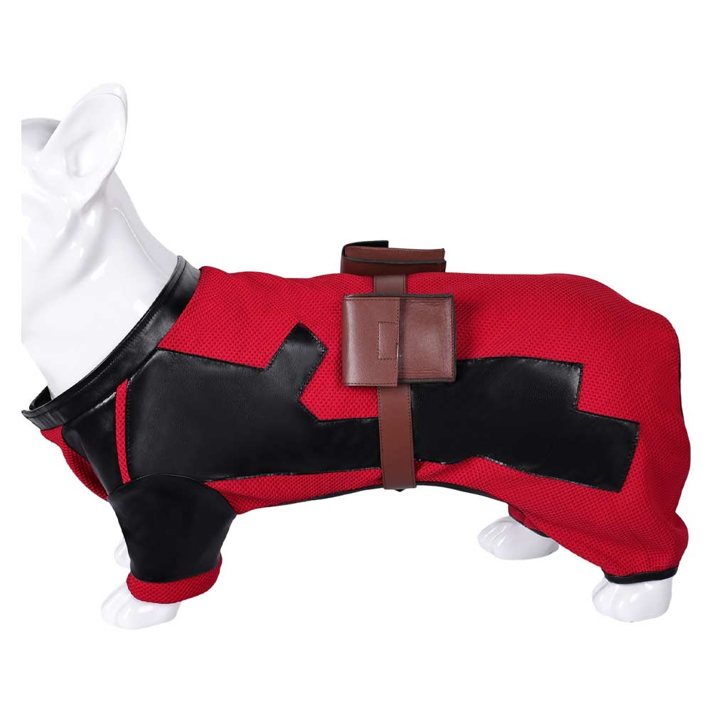 Haustier Cosplay Kostüm Outfits Halloween Karneval Anzug Deadpool Hund