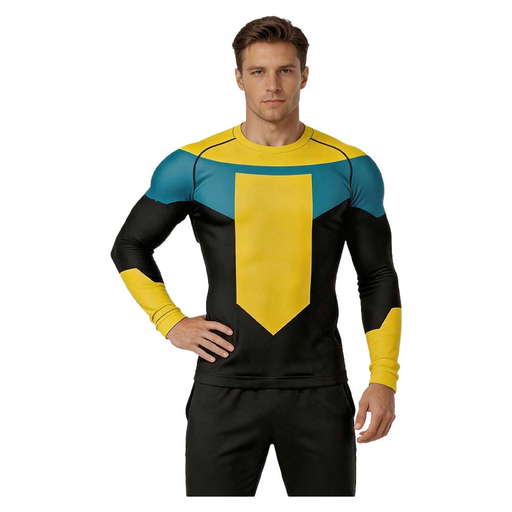 Invincible‌ Herren Top Shirt Conquest Cosplay-Kostüm für Halloween und Karnevalspartys