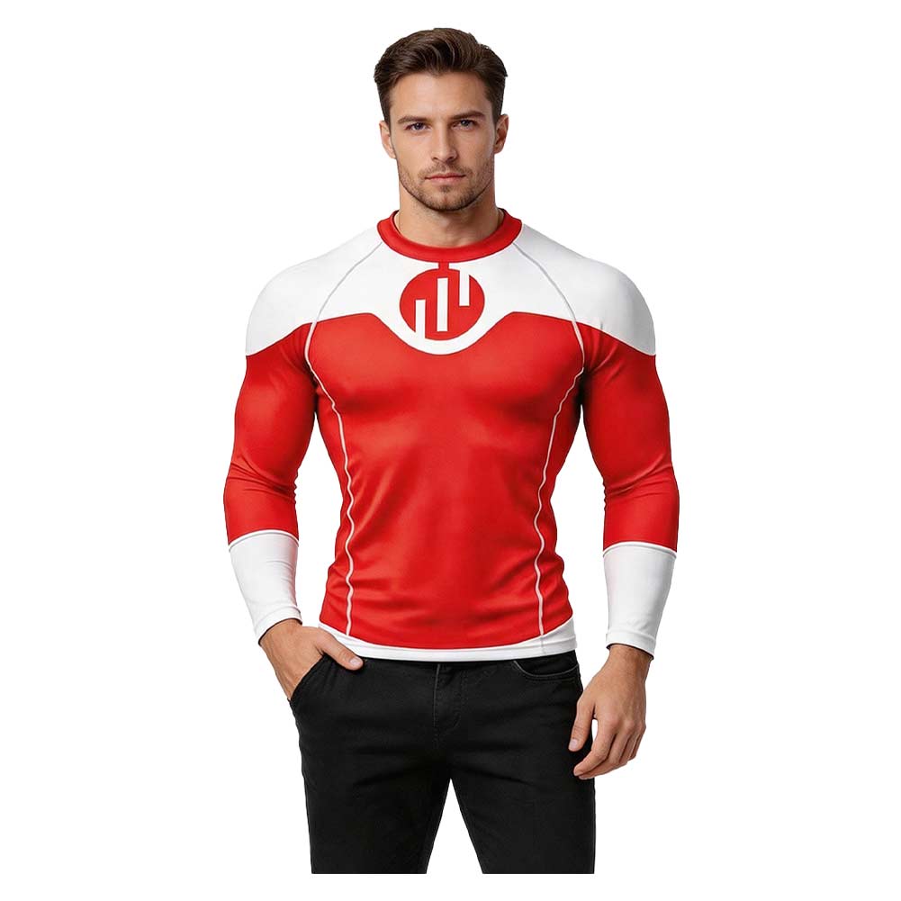 Invincible‌ Herren Top Shirt Conquest Cosplay-Kostüm für Halloween und Karnevalspartys
