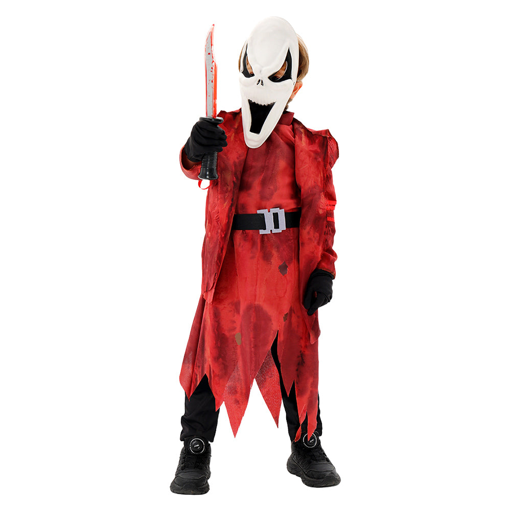 Kinder Cosplay Kostüm Halloween Karneval Party Anzug Das Gespenst Gesicht Tot bei Tageslicht