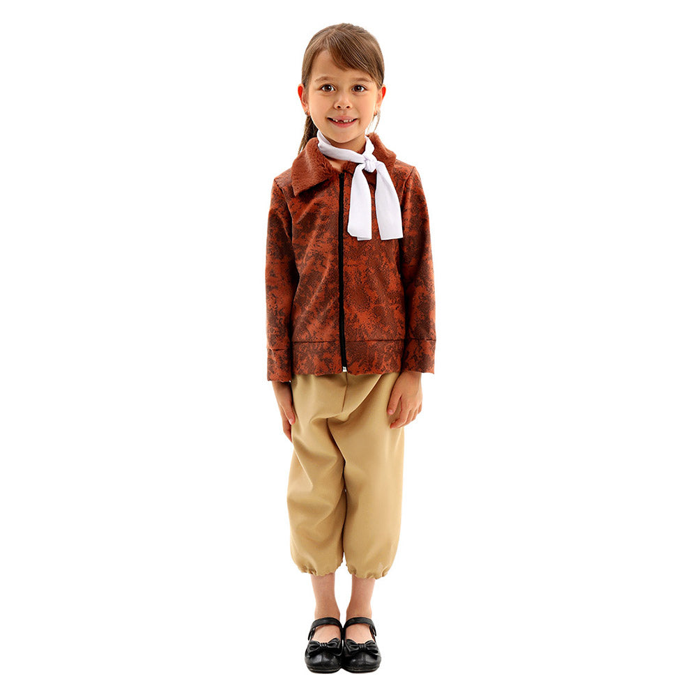 Kinder Cosplay Kostüm Outfits Halloween Karneval Anzug Pilot