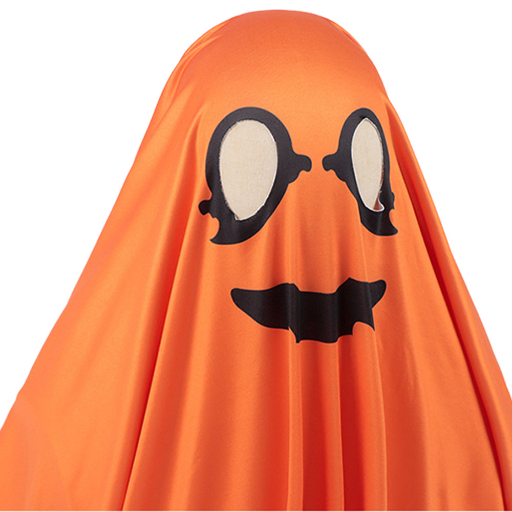 Kinder Halloween Kürbis Gespenst Umhang Cosplay Kostüm Halloween Karneval Party Anzug