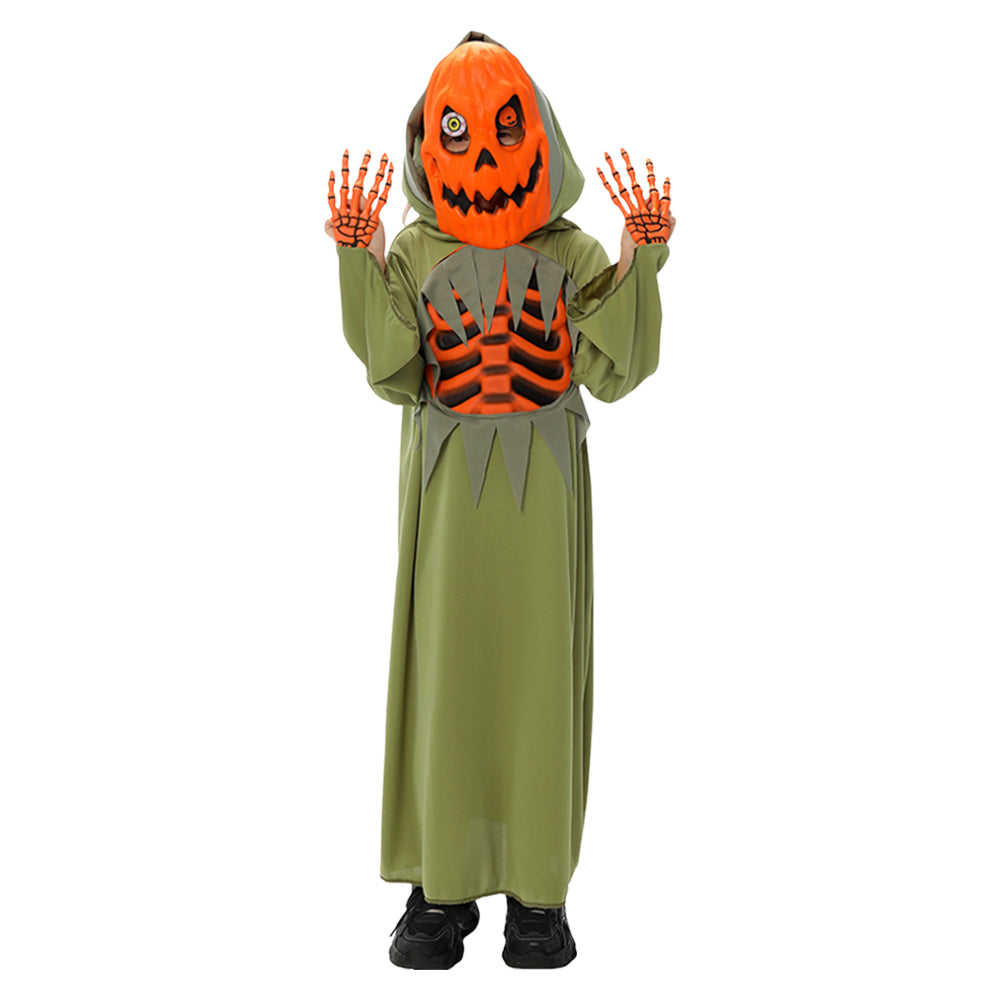 Kinder kostüm Performance Kürbis Cosplay Halloween Karneval Party Anzug