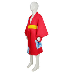 Kinder Luffy one piece Cosplay Kostüm Outfits Halloween Karneval Anzug Anime