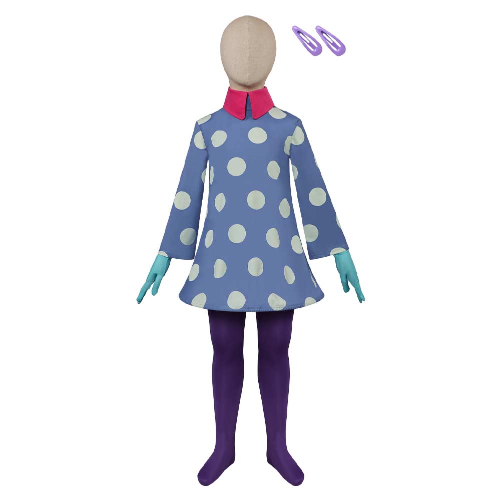 Kinder Mädchen alles steht kopf 2 Envy Cosplay Kostüm Outfits Halloween Karneval Anzug