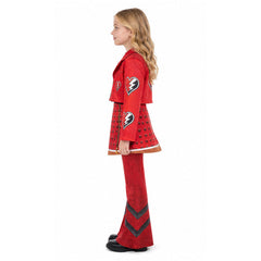 Kinder Mädchen Cosplay-Kostüm für Halloween, Karneval und Partys Descendants Wicked Wonderland Red