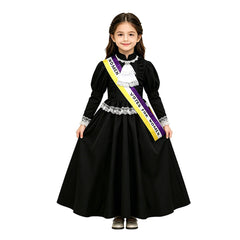 Kinder Mädchen Kleid Cosplay-Kostüm für Halloween, Karneval und Partys – Victoria