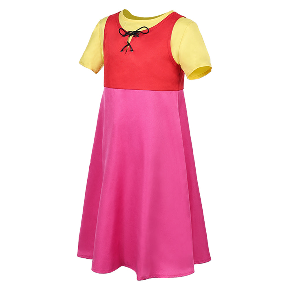 Kinder Mädchen Kleid Die Legende vom Luchs Heidi Cosplay Kostüm Halloween Karneval Party Anzug Cosplay