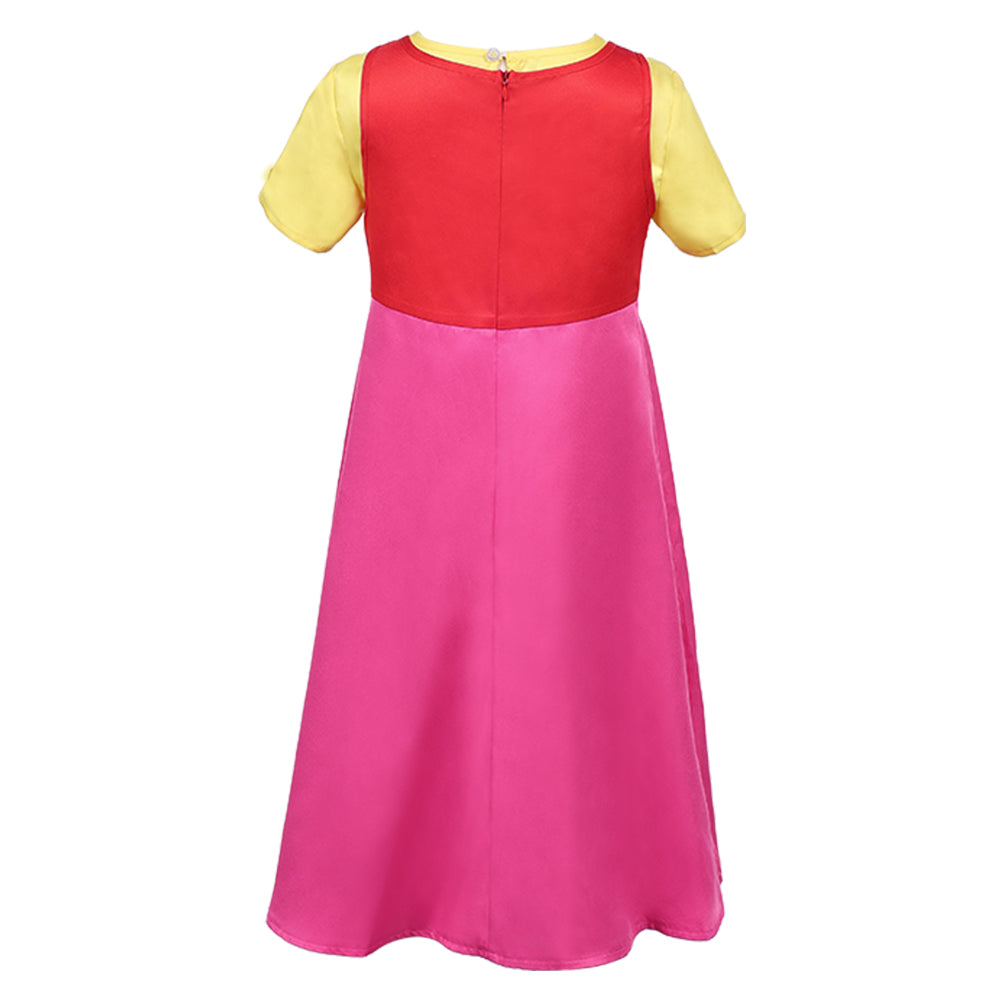 Kinder Mädchen Kleid Die Legende vom Luchs Heidi Cosplay Kostüm Halloween Karneval Party Anzug Cosplay