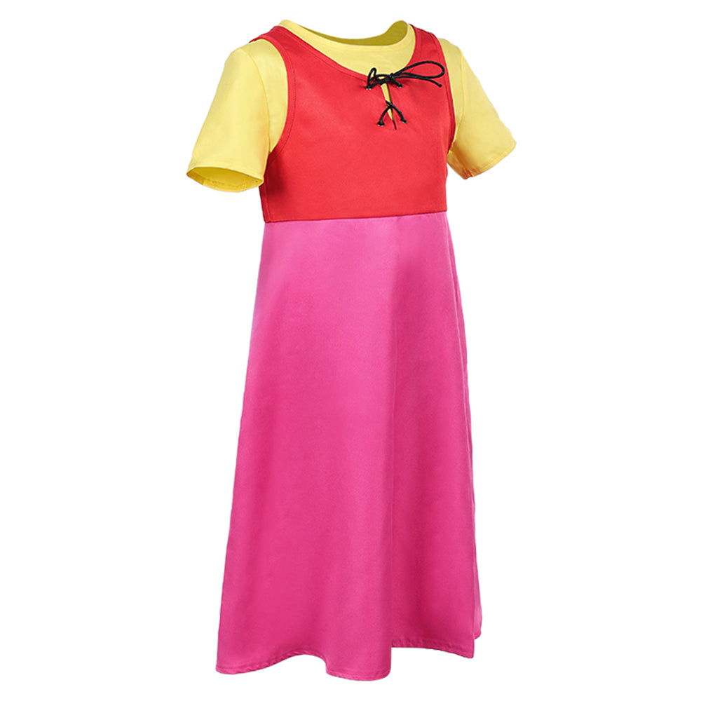 Kinder Mädchen Kleid Die Legende vom Luchs Heidi Cosplay Kostüm Halloween Karneval Party Anzug Cosplay