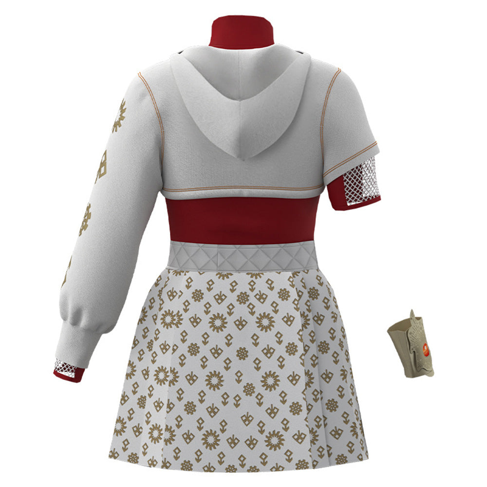Kinder Mädchen Kleid Zombies 4 Nova Cosplay Kostüm Halloween Karneval Party Anzug