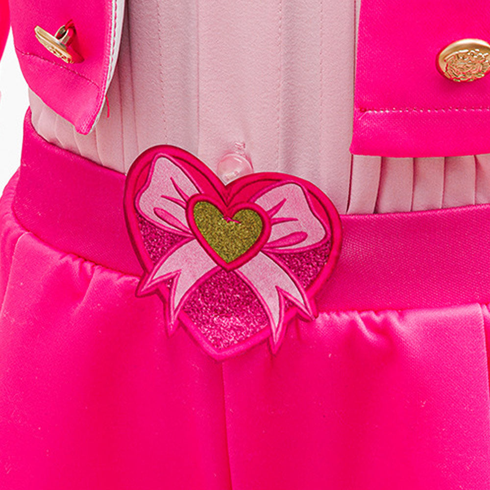 Kinder Mädchen rosa Descendants Cosplay-Kostüm für Halloween, Karneval und Partys
