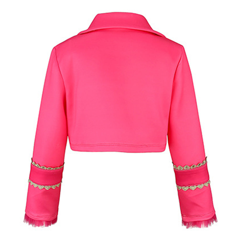 Kinder Mädchen rosa Kleid Descendants Rosa Cosplay-Kostüm für Halloween Karneval und Partys